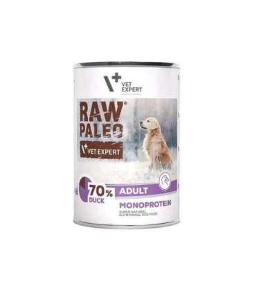 RAW PALEO Adult Monoprotein Duck - wet dog food - 400 g