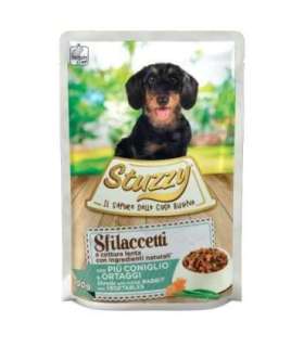 STUZZY Shreds with rabbit and vegetables - wet dog food - 100 g