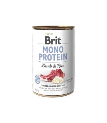 BRIT MONO PROTEIN Wet dog food Lamb with rice 400 g