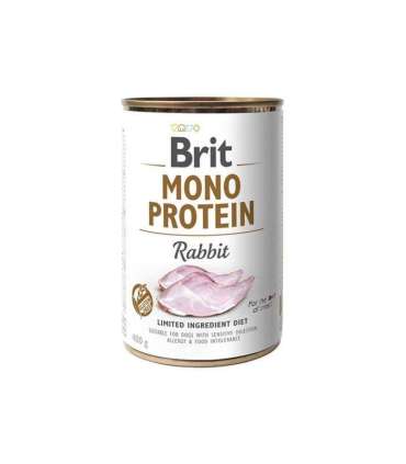BRIT Mono Protein Rabbit - wet dog food - 400 g