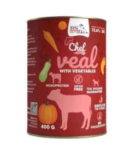 SYTA MICHA Chef Veal with vegetables - wet dog food - 400g