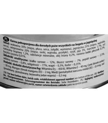 DOLINA NOTECI Premium Rich in lamb - Wet dog food - 800 g