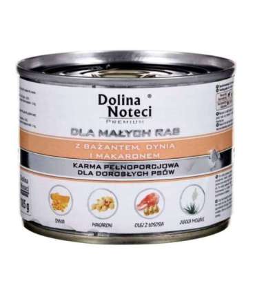 DOLINA NOTECI Premium Pheasant, pumpkin and pasta - Wet dog food - 185 g