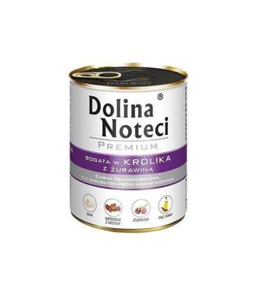 DOLINA NOTECI Premium Rich in rabbit with cranberries - Wet dog food - 800 g