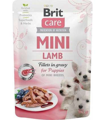 BRIT Care Mini Puppy Lamb - Wet dog food - 85 g