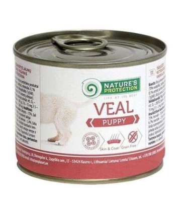 NATURE'S PROTECTION Puppy Veal - wet food for puppies - 200 g