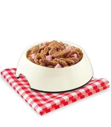 STUZZY Sfilaccetti Chicken with ham - wet dog food - 100g