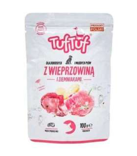 TUF TUF with pork and potatoes - wet dog food - 100g