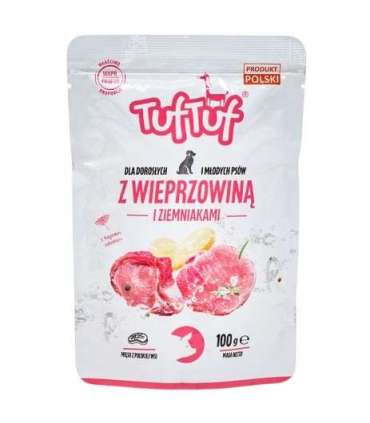 TUF TUF with pork and potatoes - wet dog food - 100g