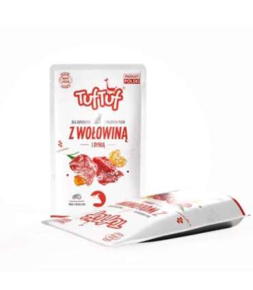 TUF TUF Minced beef with pumpkin - wet dog food - 100g