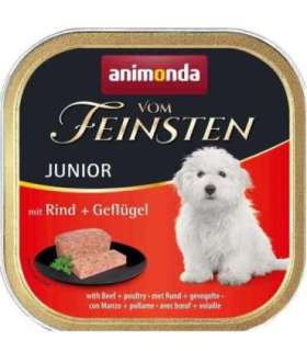 ANIMONDA Vom Feinsten Junior Beef with poultry - wet dog food - 150g