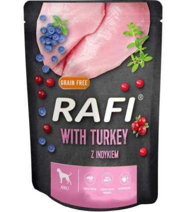 DOLINA NOTECI RAFI - Wet dog food - turkey, blueberry, cranberry 300 g