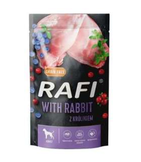 DOLINA NOTECI Rafi Rabbit, blueberry, cranberry - wet dog food - 500g