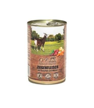 O'CANIS canned dog food- wet food-goat with potatoes- 400 g
