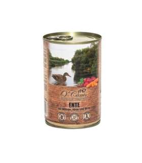 O'CANIS canned dog food- wet food- duck, millet and carrots - 400 g