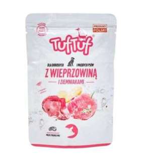 TUF TUF with pork and potatoes - wet dog food - 300g