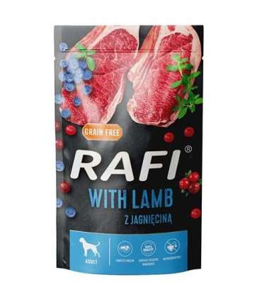 DOLINA NOTECI Rafi Lamb, blueberry, cranberry - wet dog food - 500g