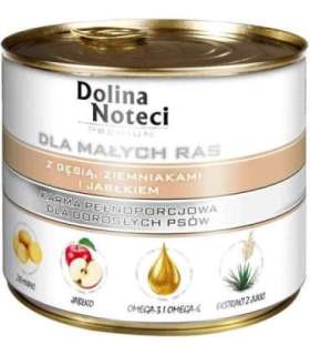 DOLINA NOTECI Premium with goose, potatoe and apple Small breeds - Wet dog food - 185 g