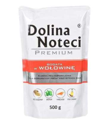DOLINA NOTECI Premium Rich in beef - Wet dog food - 500 g
