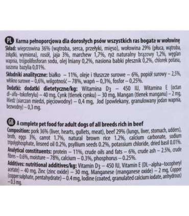 DOLINA NOTECI Premium Beef - Wet dog food - 400 g