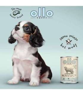 OLLO Puppy Umami Beef and Green Tripe with Duck Liver - wet dog food - 400g