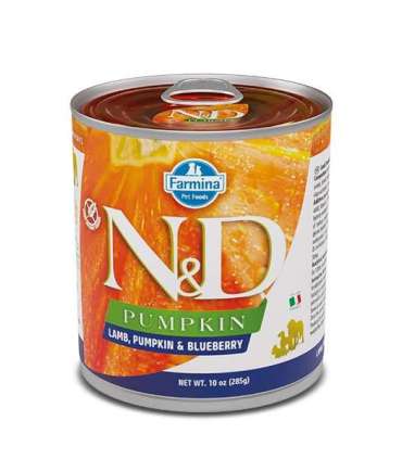 FARMINA N&D DOG LAMB&PUMPKIN&BLUEBERRY ADULT 285g