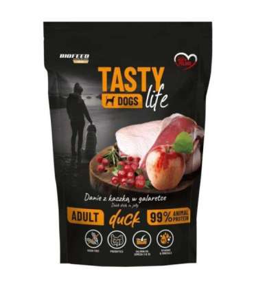 BIOFEED Tasty Dogs Life Duck - wet dog food - 500g