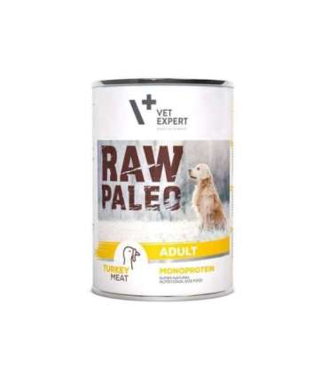 RAW PALEO Adult Monoprotein Turkey - wet dog food - 400 g