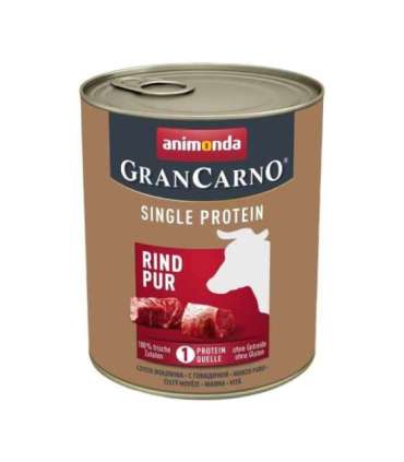 ANIMONDA GranCarno Adult Single Protein Beef - wet dog food - 800g
