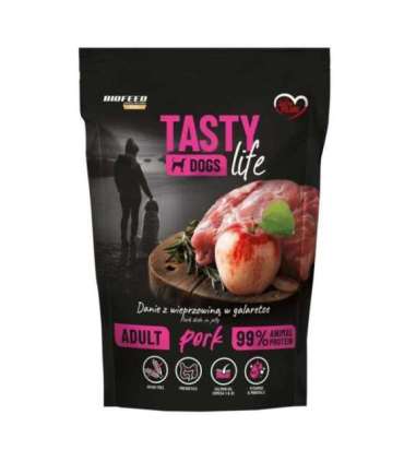 BIOFEED Tasty Dogs Life Pork - wet dog food - 500g