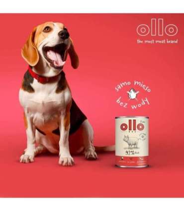 OLLO Pure Pork - wet dog food - 850g