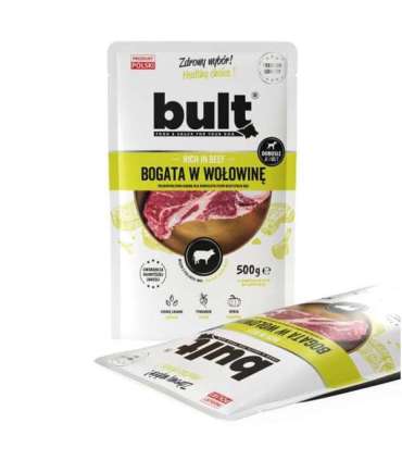 BULT Rich in beef - wet dog food - 500g