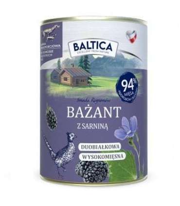 BALTICA SMAKI REGIONÓW Bażant z sarniną  400g