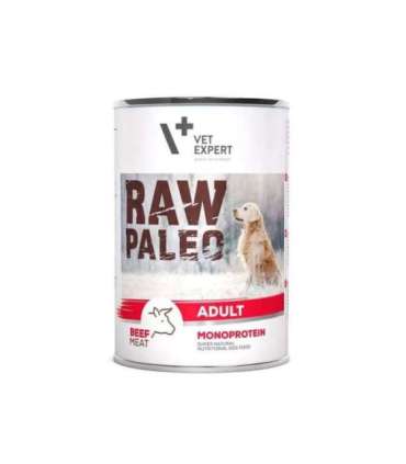 RAW PALEO Adult Monoprotein Beef - wet dog food - 400 g