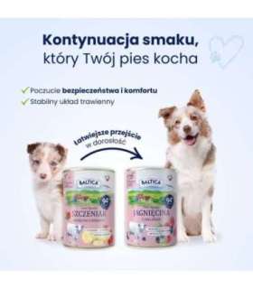 BALTICA SMAKI REGIONÓW Szczeniak Jagnięcina z bananem  400g