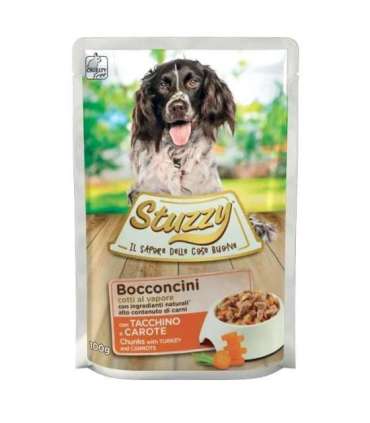STUZZY Chunks with turkey and carrots - wet dog food - 100 g