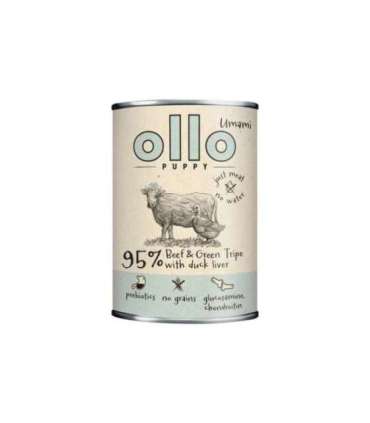 OLLO Puppy Umami Beef and Green Tripe with Duck Liver - wet dog food - 850g
