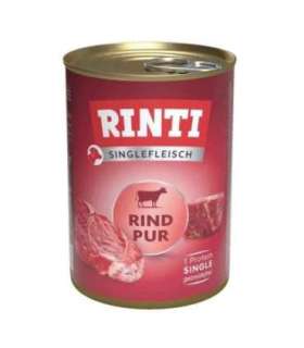 RINTI Singlefleisch Pur Beef - wet dog food - 400g