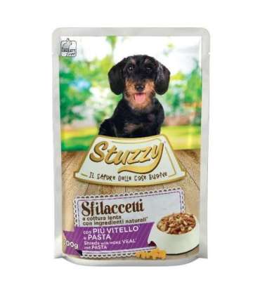 STUZZY Sfilaccetti Veal with pasta - wet dog food - 100g