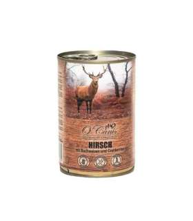 O'CANIS canned dog food- wet food- deer with buckwheat - 400 g
