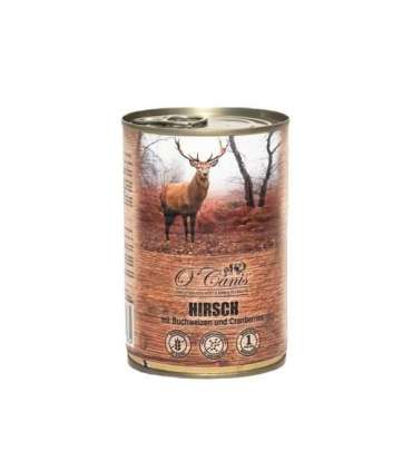 O'CANIS canned dog food- wet food- deer with buckwheat - 400 g