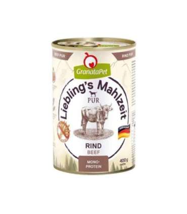 GRANATAPET Liebling's Mahlzeit Beef - wet dog food - 400g