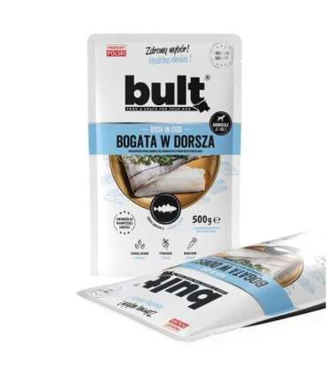 BULT Rich in cod - wet dog food - 500g