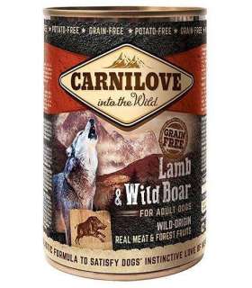 CARNILOVE Into the Wild Lamb&Wild Boar - Wet dog food - 400 g
