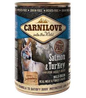 CARNILOVE Into the Wild Salmon&Turkey - Wet dog food - 400 g