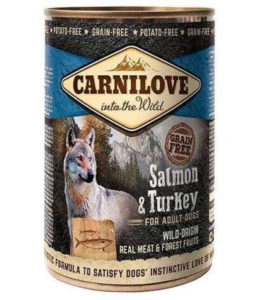 CARNILOVE Into the Wild Salmon&Turkey - Wet dog food - 400 g