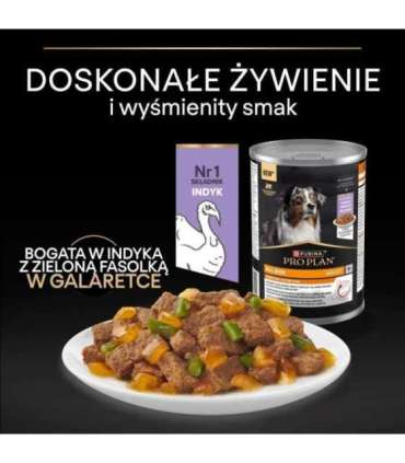 PURINA Pro Plan Everyday nutrition All size Adult Turkey in jelly - wet dog food - 400g