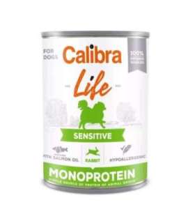 CALIBRA LIFE Sensitive rabbit - wet dog food - 0.4kg
