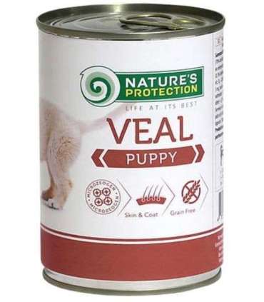 NATURE'S PROTECTION Puppy Veal - wet food for puppies - 400 g