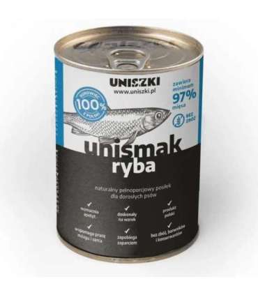 UNISZKI UNIsmak Fish - wet dog food - 410g